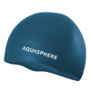 Aqua Sphere Plain Silicone Swimming Cap Dark Green/White